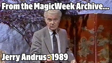 The Illusions That Left Experts Scratching Their Heads: Jerry Andrus's Iconic Tricks